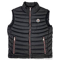 Чоловіча дута жилетка, щільно набита, сезон весна/осінь, колір чорний, розмір M