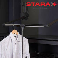 Пантограф в шкаф лифт на 15 кг Starax S-6014-A (S-6017) антрацит