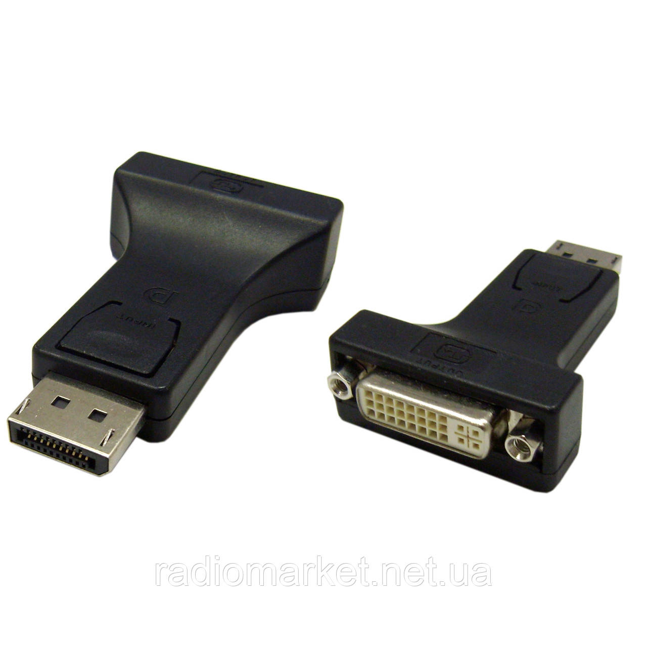 Перехідник (адаптер) штекер DisplayPort — гніздо DVI