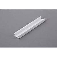Профиль для светодиодной ленты LED алюминиевый накладной L=5950 мм белый (цена за 1 пог.м)