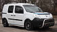 Бічні пороги майданчик "Premium" Renault Kangoo 2008+ неіржавка сталь, фото 5