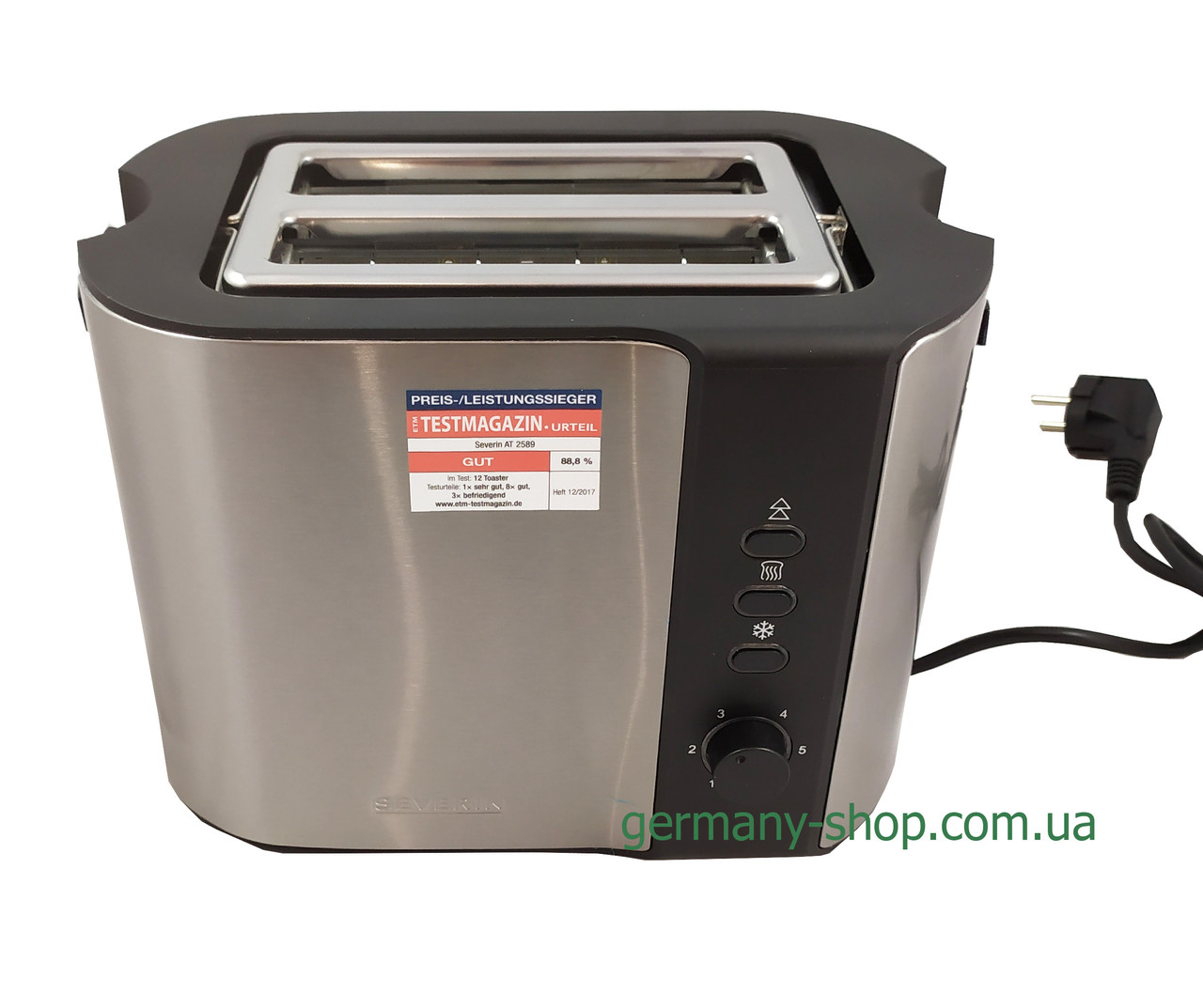 Новий німецький стильний тостер Severin AT2589 із Німеччини з гарантією, фото 1