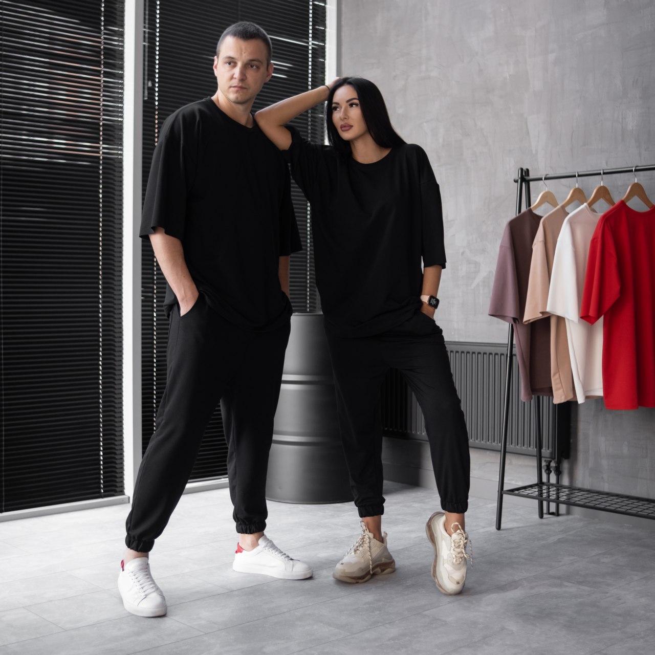 Парні костюми літні Shop | Спортивні парні костюми Оверсайз, фото 1