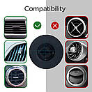 Магнітний автотримач Spigen Kuel H12 Hexa-Core Air Vent, Black (000CD20115), фото 10