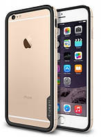 Бампер Spigen для iPhone 6S Plus/6 Plus Neo Hybrid EX Metal, Champagne Gold (SGP11192)