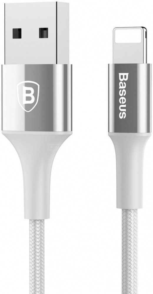 Кабель Baseus Shining Lightning 1m, Silver (CALSY-0S), фото 1