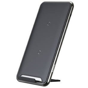 Бездротовий зарядний пристрій Baseus Three-coil Pad, Black (WXHSD-B01)