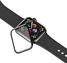 Захисне скло Baseus Full-screen для Apple Watch (42 mm), Black (SGAPWA4-D01), фото 3