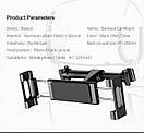 Автотримач для планшета Baseus Backseat Car Mount, Black (SUHZ-01), фото 3
