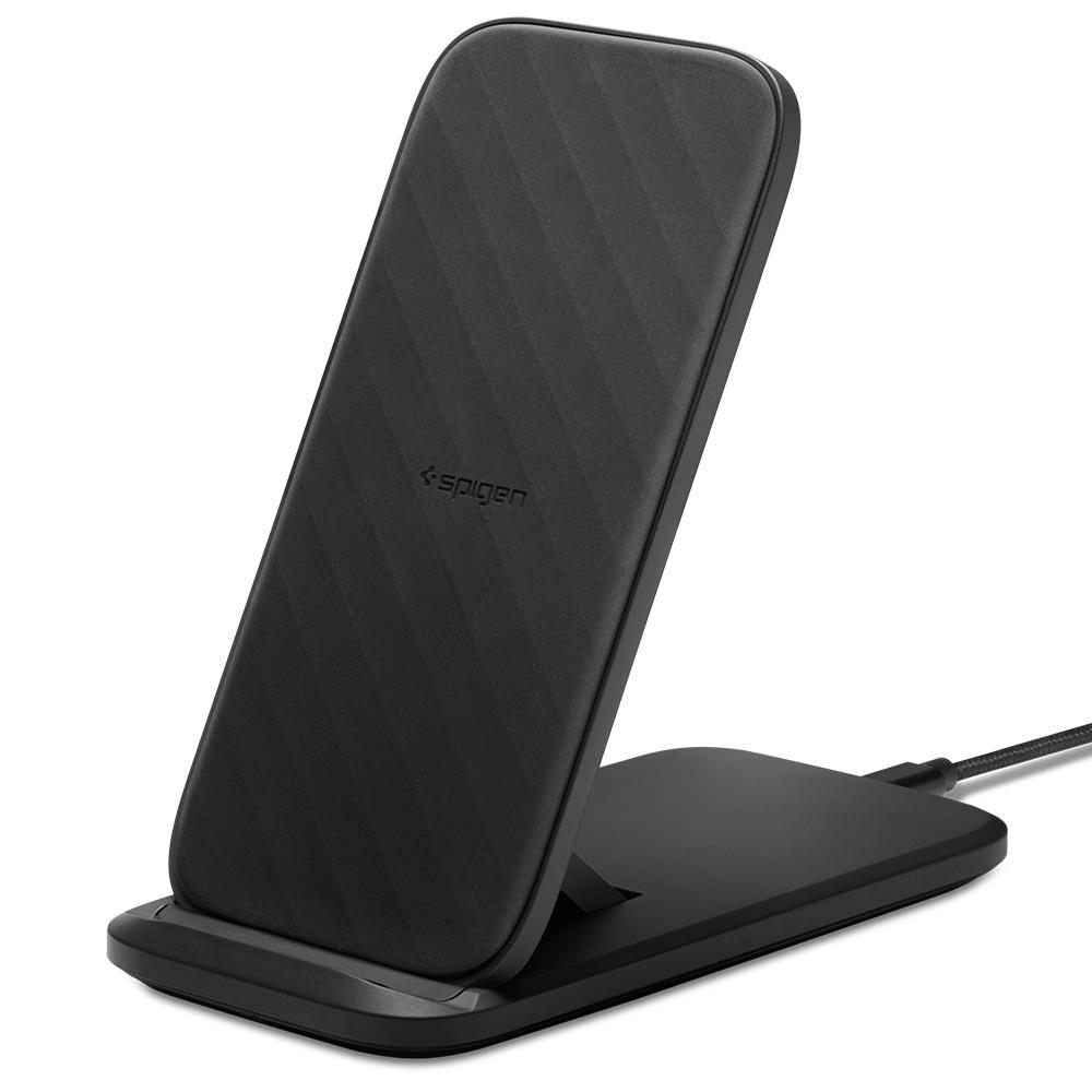 Бездротовий зарядний пристрій Spigen SteadiBoost Flex Fast Wireless Charger, Black (000CH25521)