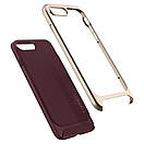 Чехол Spigen для iPhone 8 Plus / 7 Plus Neo Hybrid Herringbone, Burgundy, фото 4