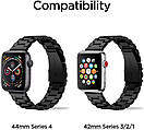 Ремінець Spigen Modern Fit для Apple Watch (42 / 44 / 45 / 49 MM) Чорний (062MP25403), фото 4