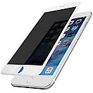 Захисне скло Baseus для iPhone 8/7 Plus Full Cover Privacy White (SGAPIPH8P-TG02), фото 3