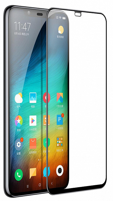 Захисне скло Baseus для Xiaomi Mi 8 All-screen Arc-surface 0.3 mm, Black (SGMIM8-TM01)
