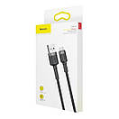 Кабель USB Baseus Cafule MicroUSB 1.5A 2m, Gray+Black (CAMKLF-CG1), фото 6