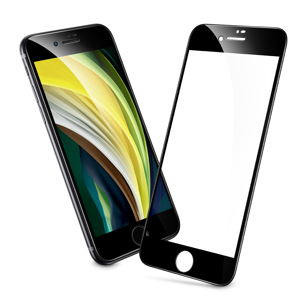 Захисне скло ESR для iPhone SE 2020/8/7/6/6s Screen Shield 3D (2 шт.), Black (3C03200330101)