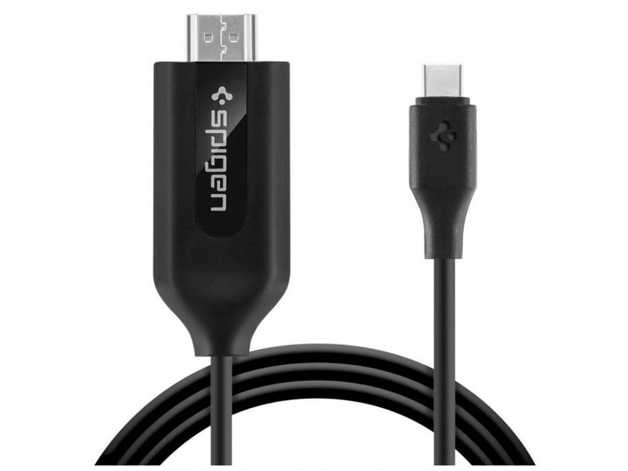 Кабель Spigen Essential USB-C to HDMI C20CH, Black (000CB22527)