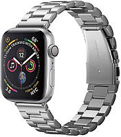 Металлический ремешок Spigen Modern Fit для Apple Watch (42 / 44 / 45 / 49 MM) Silver (062MP25404)