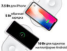 Бездротовий зарядний пристрій Baseus Smart 2in1 Type-C, White (WX2IN1-C02), фото 7
