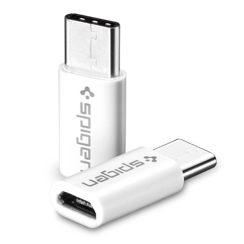 Адаптер Spigen Essential CAMC2 MicroUSB to USB-C (SGP11881)