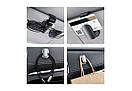 Тримач для окулярів автомобільний Baseus Platinum Vehicle Eyewear Clip Paste type (ACYJN-A01), фото 3