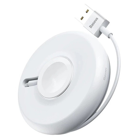 Бездротовий зарядний пристрій Baseus для Apple Watch YoYo, White (WXYYQIW03-02)