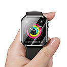 Защитное стекло Baseus Full-screen для Apple Watch series 1/2/3 (42mm), Black  (SGAPWA4-F01), фото 5