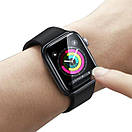 Защитное стекло Baseus Full-screen для Apple Watch series 1/2/3 (42mm), Black  (SGAPWA4-F01), фото 6