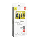 Кабель Baseus Rapid Series 3-in-1 Cable Micro+Dual Lightning 3A 1.2м, Black (CAMLL-SU01), фото 6