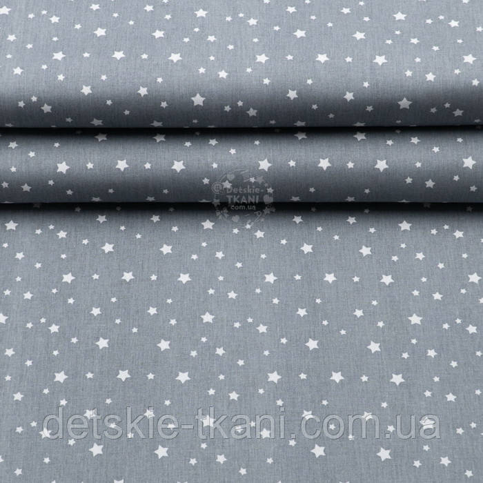 Ранфорс шириною 240 см "Мале сузір'я" на графітовому (№1864), фото 1