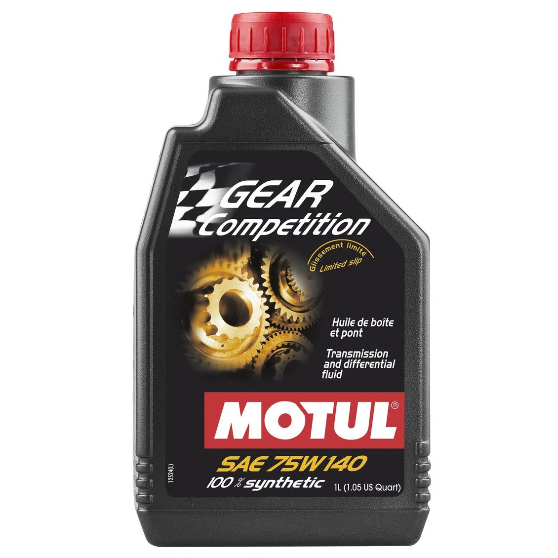 Масло трансмиссионное 100% cинтетическое эстеровое MOTUL Gear Competition SAE 75W140 1 л (105779/823501)