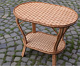 Набір плетених меблів із лози 2 крісла + стілець, фото 4