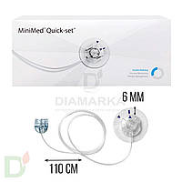 Инфузионный набор Quick-Set Medtronic MMT-398А, 6/43 (6мм, 110см), 1 уп