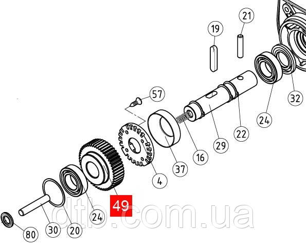Шестерня редуктора Nice RB350/ROAD400 (PPD1880.4540)