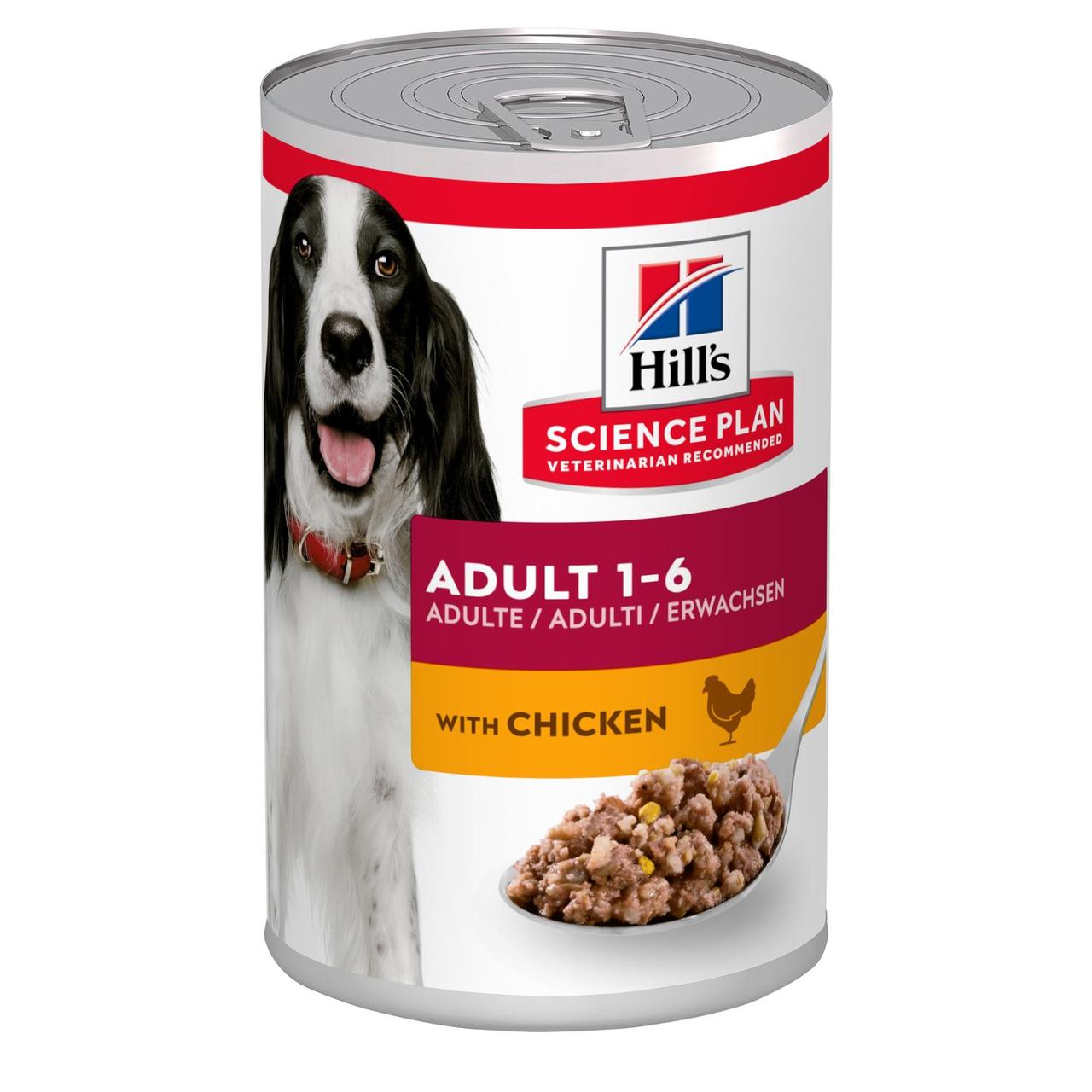 Hills Science Plan Canine Adult Chicken (Хілс Канін Едалт Курка) вологий корм для собак від 1 до 6 років 12 шт.