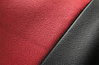 Універсальні автомобільні чохли з екошкіри Perline колір червоний, фото 6
