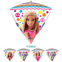 А 17" Diamondz Jumbo Barbie Sparkle Balloon Packaged. Фольгированный шар Барби - В УП