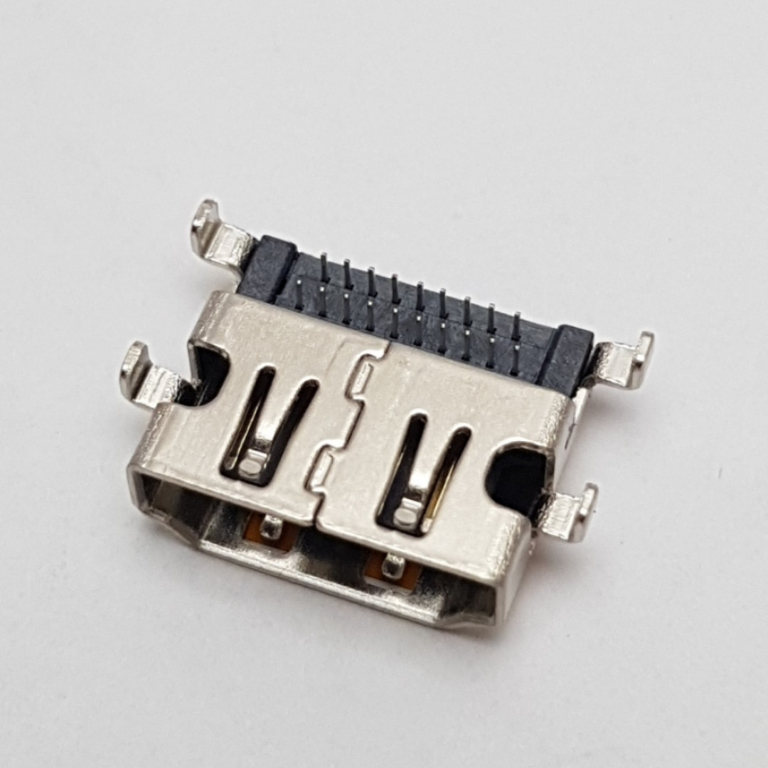 Hdmi con 19p 0.5mm r/a rev.dip новий, фото 1