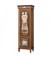 Вітрина Терра Нова однодверна ДСП горіх Караваджо (Скай ТМ)