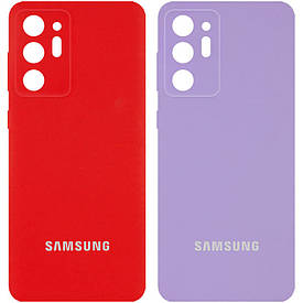 Чехол Silicone Cover Full Cammera (AA) для Samsung Galaxy Note 20 Ultra