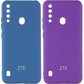 Чехол Silicone Cover My Color Full Camera (A) для ZTE Blade A7 Fingerprint (2020)