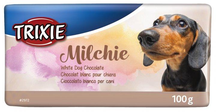 Ласощі для собак білий шоколад Triixie Milchie 100 г