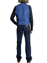 Вельветові джинси Wrangler Dark Blue - синій, фото 2