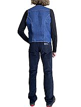 Вельветові джинси Wrangler Arizona Dark Blue - темно синій, фото 3