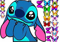 Вафельна картинка Ліло і Стіч А4 (p0771)