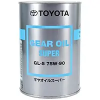 Трансмиссионное масло Toyota Gear Oil Super 75W-90 GL-5 1л