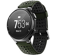 Ремешок силиконовый для Garmin Forerunner 220/230/235/620/630/735 Темно-Зеленый