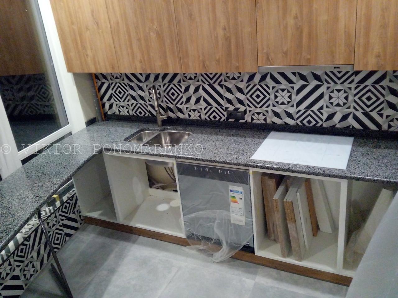 Кухонная столешница из украинского гранита Покостовский; столешницы для кухни из серого гранита на заказ - фото 10 - id-p1093168051