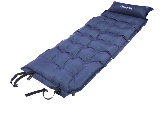 Самонадувний килимок KingCamp Base Camp XL (KM3559) (navy blue)