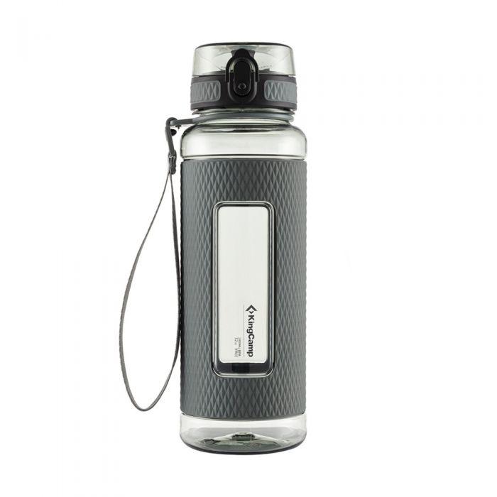 Пляшка для води KingCamp SILICON TRITAN BOTTLE (KA1144) (MEDIUM GRAY)